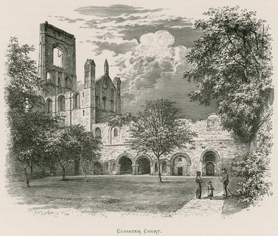 Abbaye de Kirkstall, Cloître - Alexander Francis Lydon